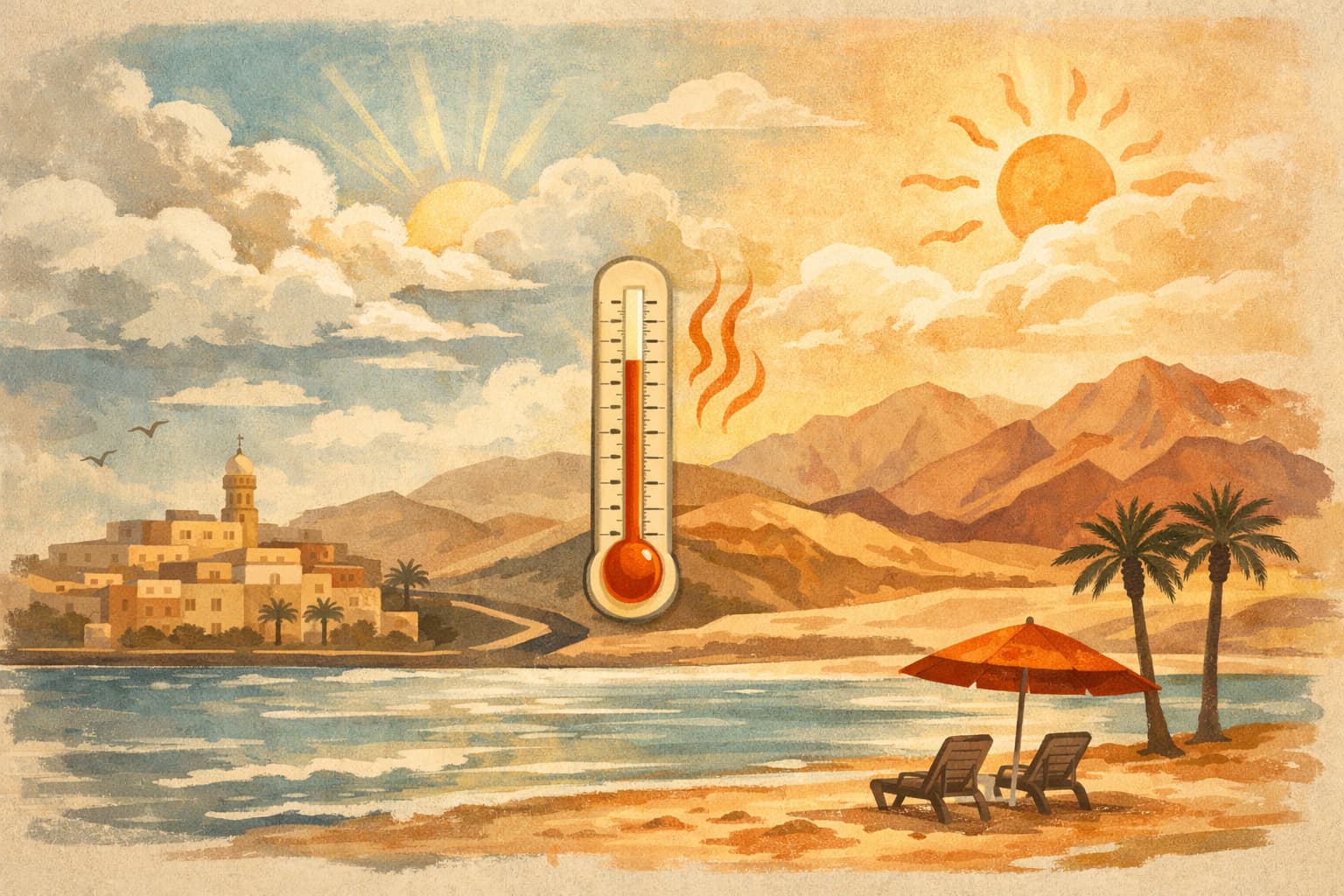 Forecast: Slight Temperature Rise Across Israel