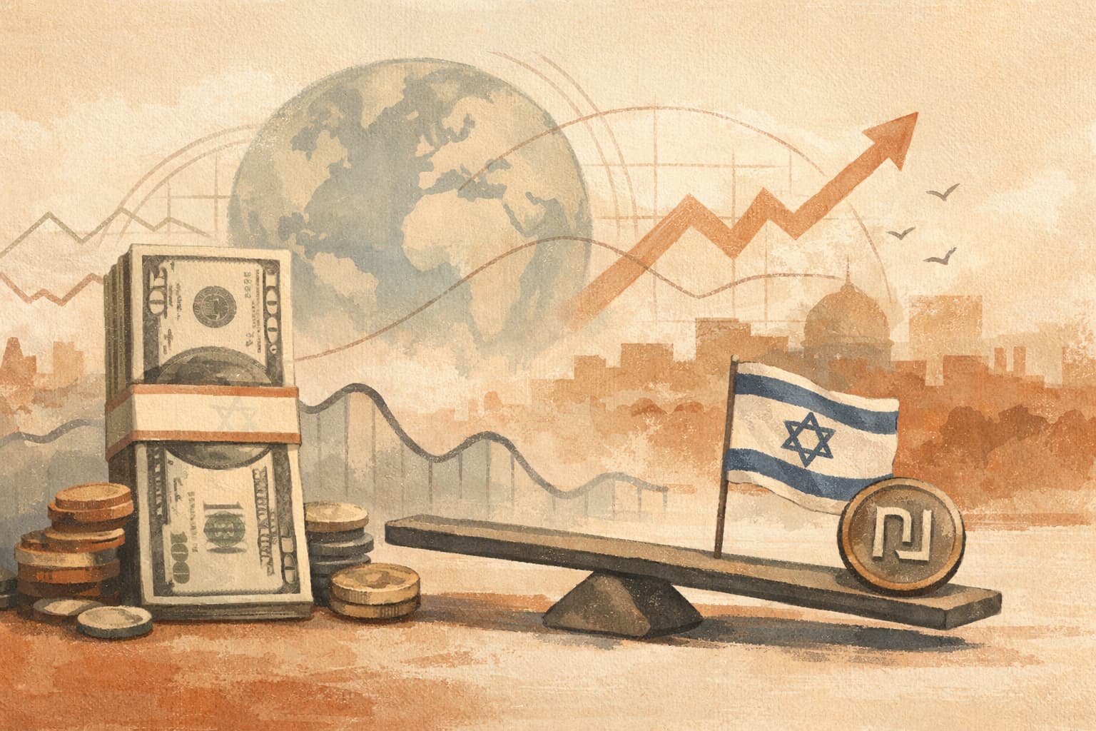 Currency Markets Stabilize as Dollar Stays Above NIS 2.99