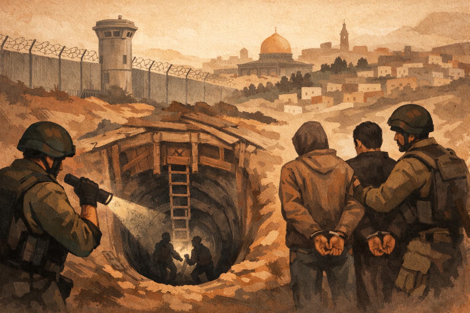 Tunnel Dug from the Territories Toward Israel Found Near Jerusalem