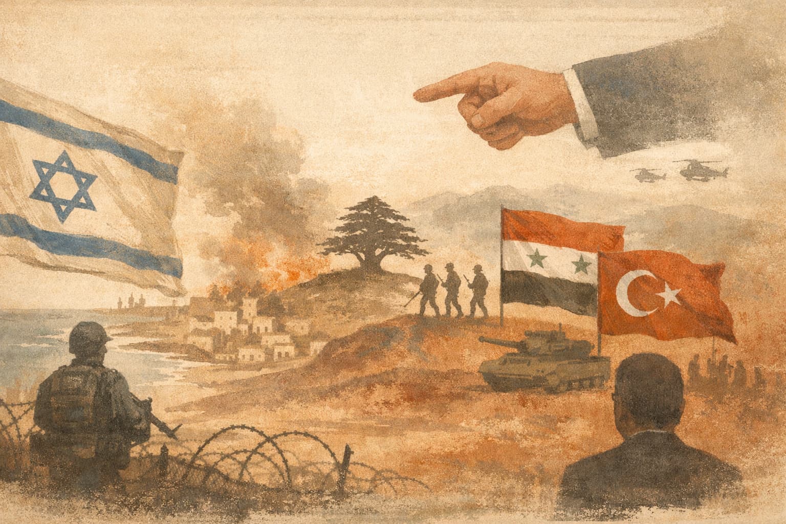 Israel Warns Against Replacing Hezbollah With Syrian or Turkish Backers in Lebanon