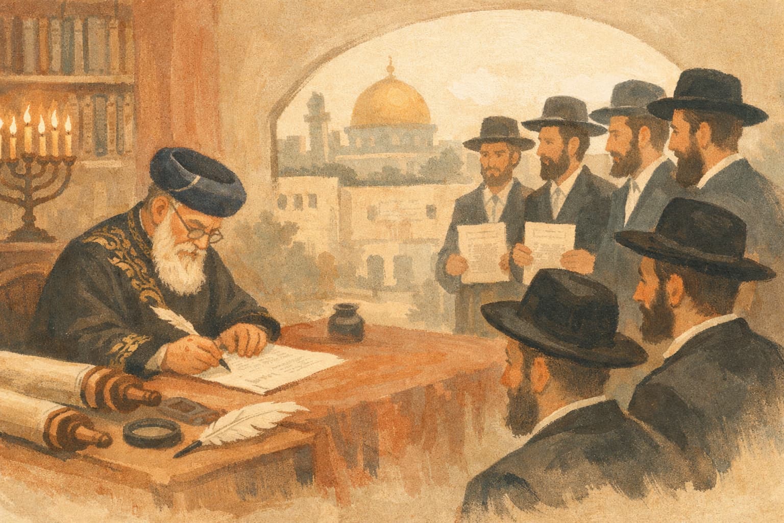 Rabbi Yitzchak Yosef Certifies Dozens of Soferim in Jerusalem Ceremony