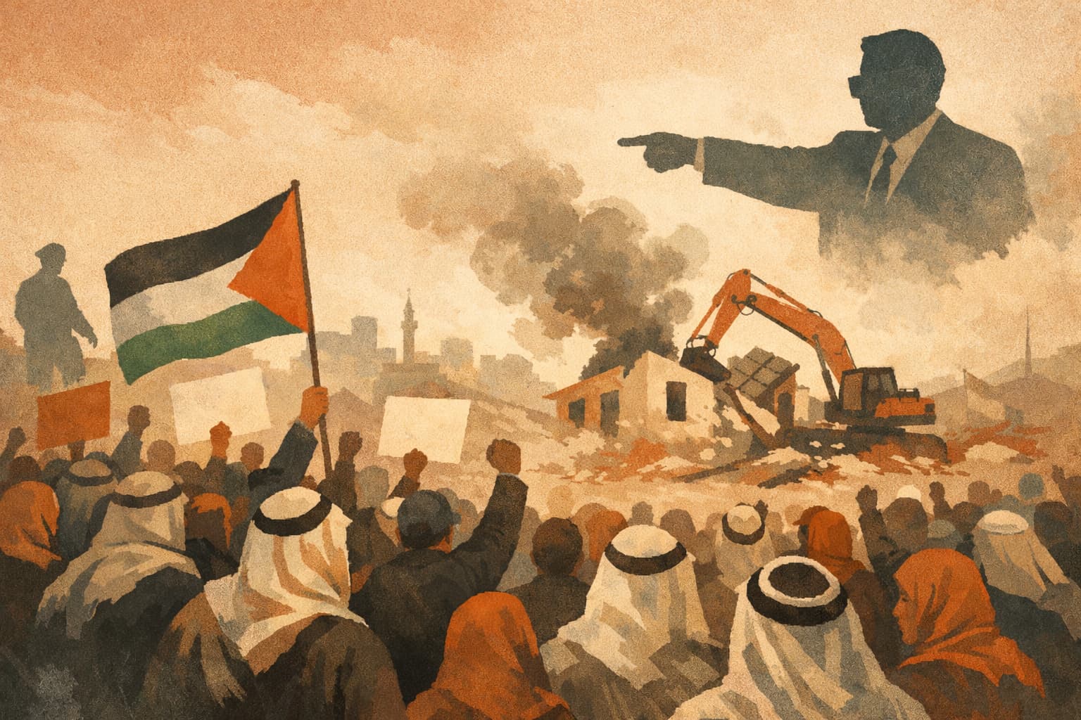 Hundreds of Bedouin Protest in Beersheba After Ben Gvir Vows More Home Demolitions