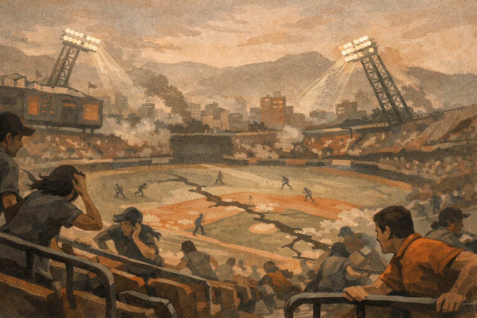 Powerful Earthquakes Shake Venezuela, Videos Show Stadium Panic in Caracas