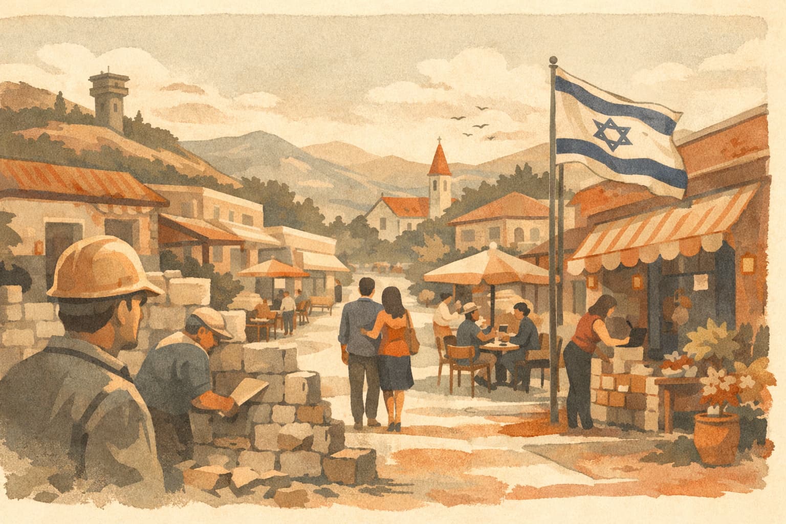 Metula Rebuilds and Invites Israelis Back to Its Streets
