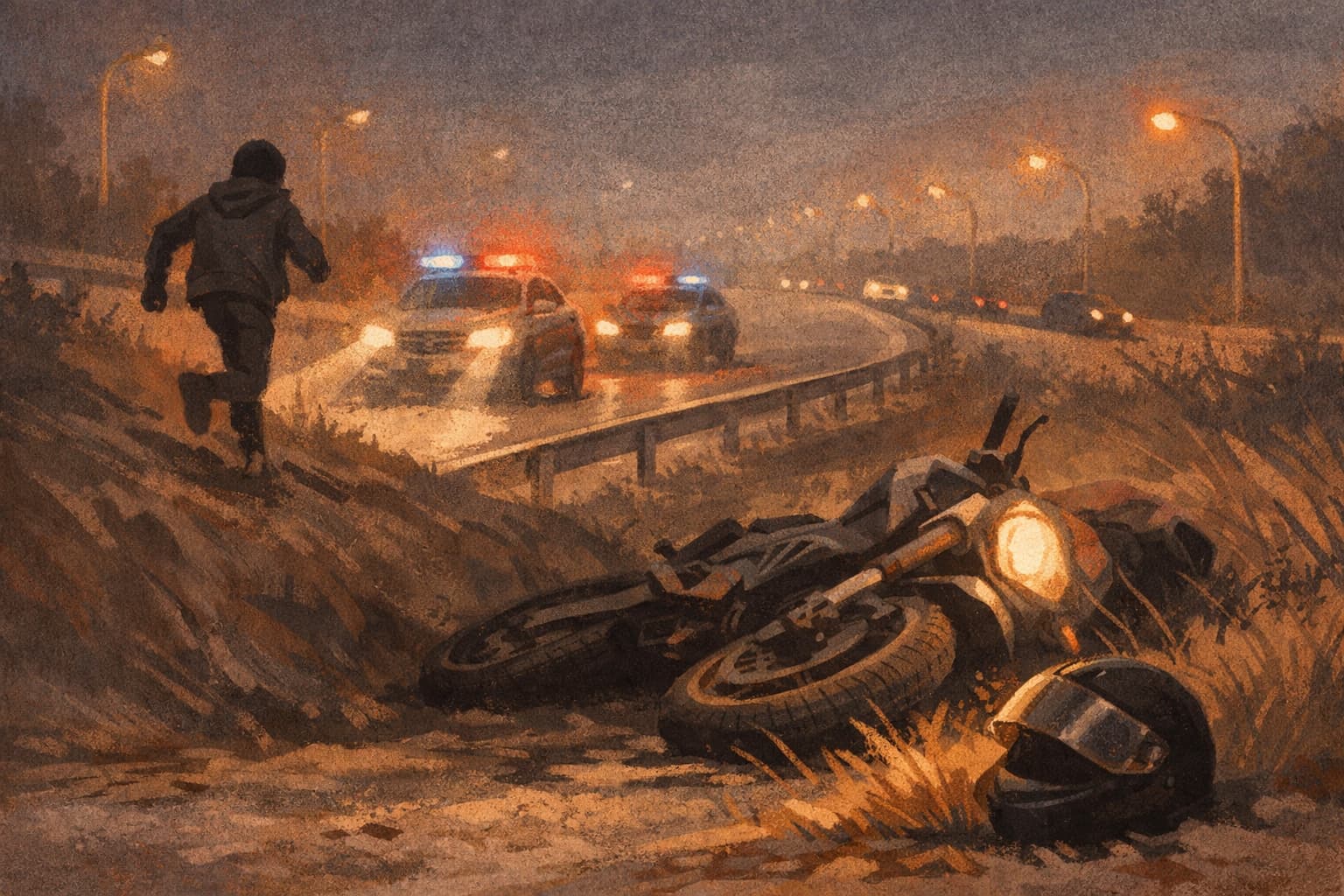 Teen Rider Arrested After Nighttime Highway 40 Chase in Israel
