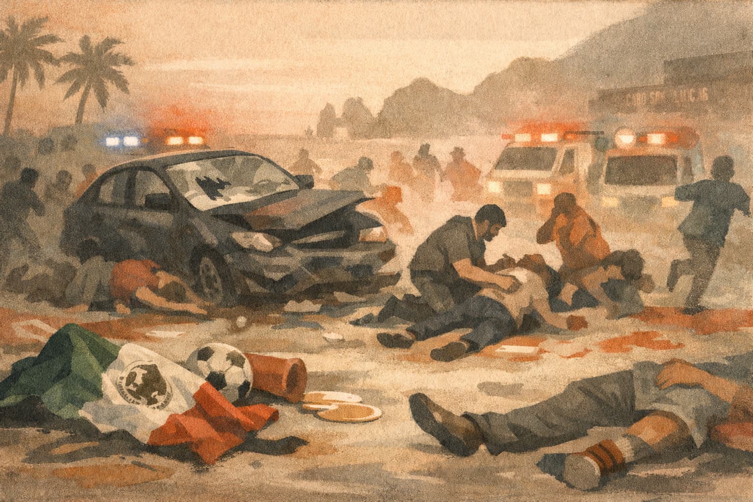 Mexico World Cup Celebration Turns to Horror After Car Hits Fans in Cabo San Lucas