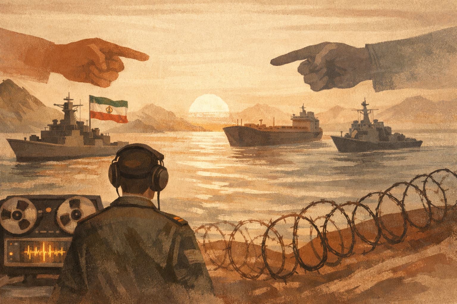 Iranian Navy Recording Exposes Tension Behind Hormuz Negotiations