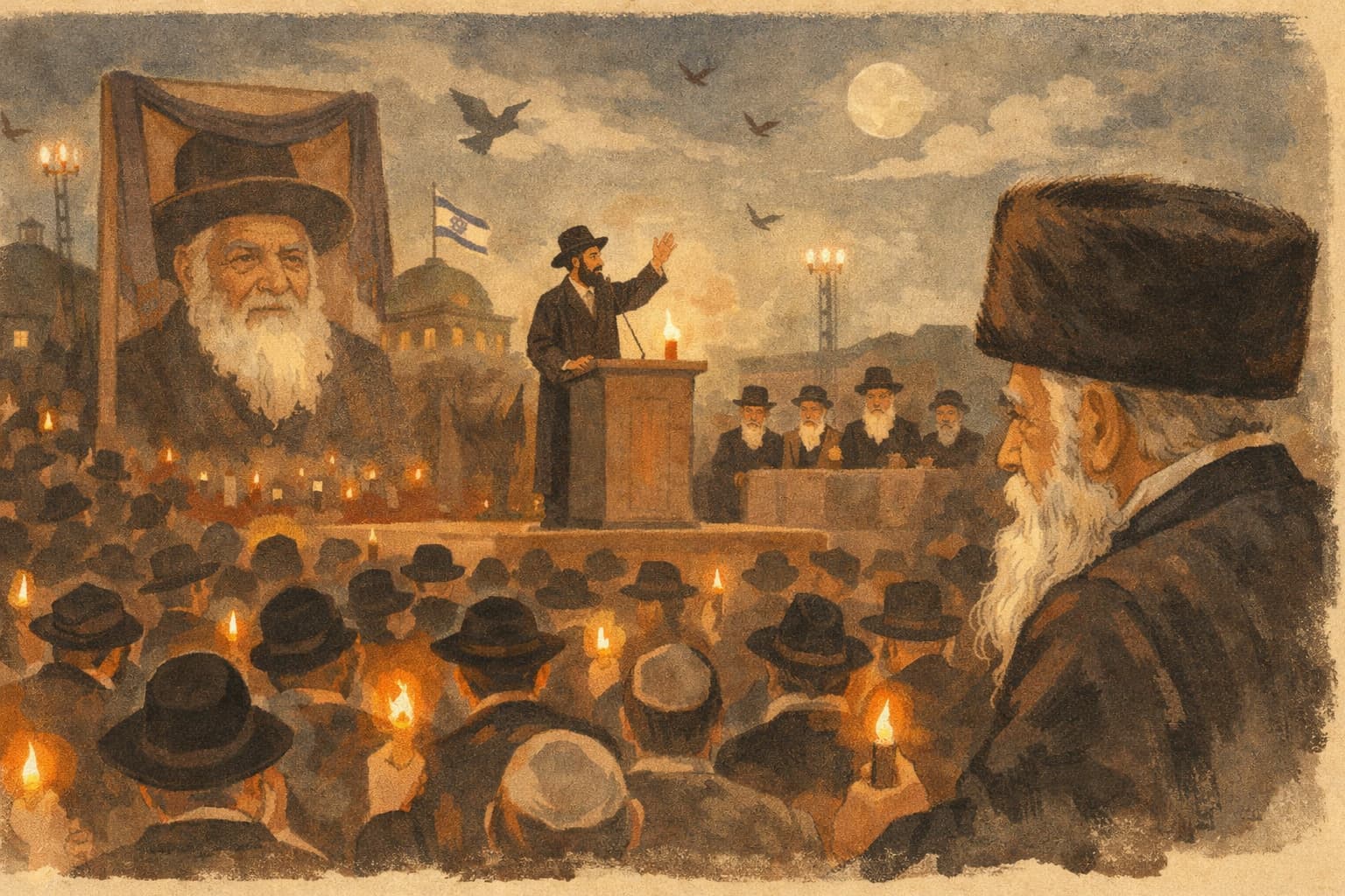 Thousands Attend Unity Celebration for Rabbi Shalom Ifergan in Netivot
