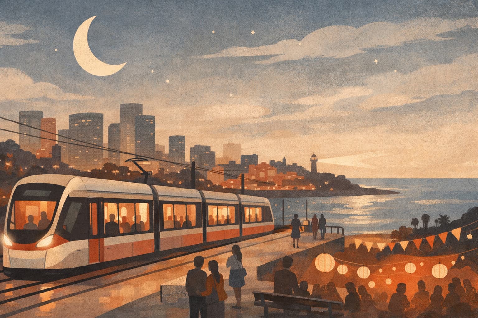 Tel Aviv's White Night events to run with all-night light rail service