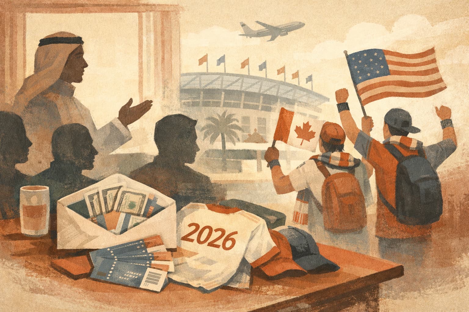 Telegraph Report Says Qatar Is Funding “Fans” to Fill Stadiums at 2026 World Cup