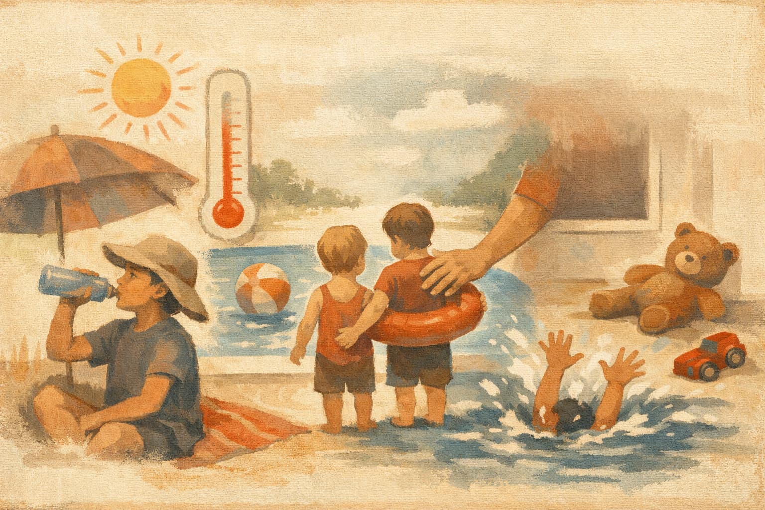 MDA Issues Summer Safety Guide to Protect Children from Heat and Drowning