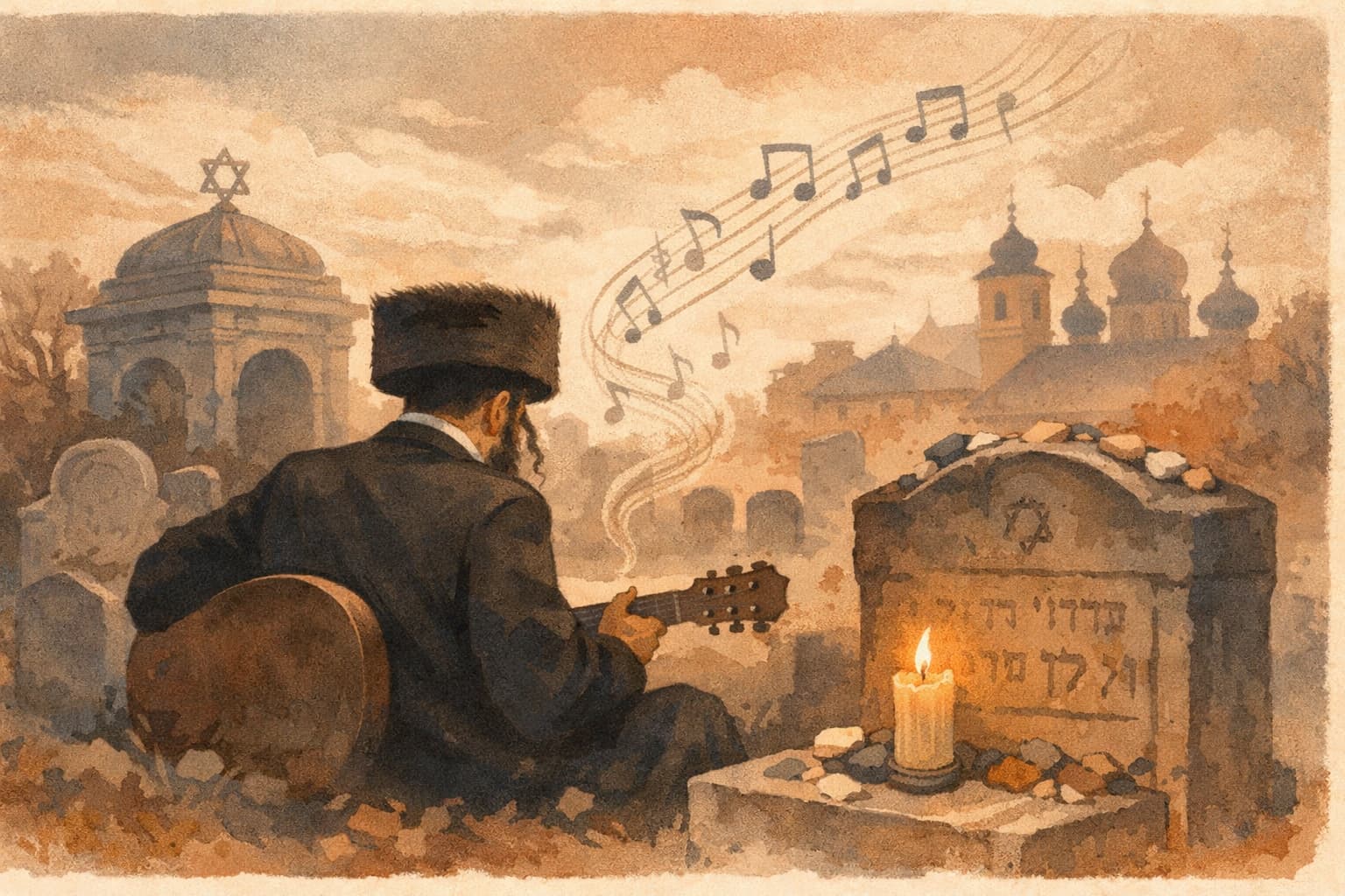 New Hasidic Sabbath Melody Inspired at Radomsk Gravesite