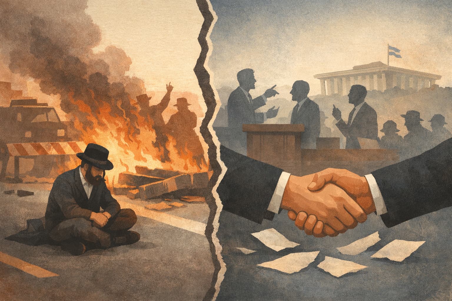 What Ultra-Orthodox Protests Cost the Haredi Parties