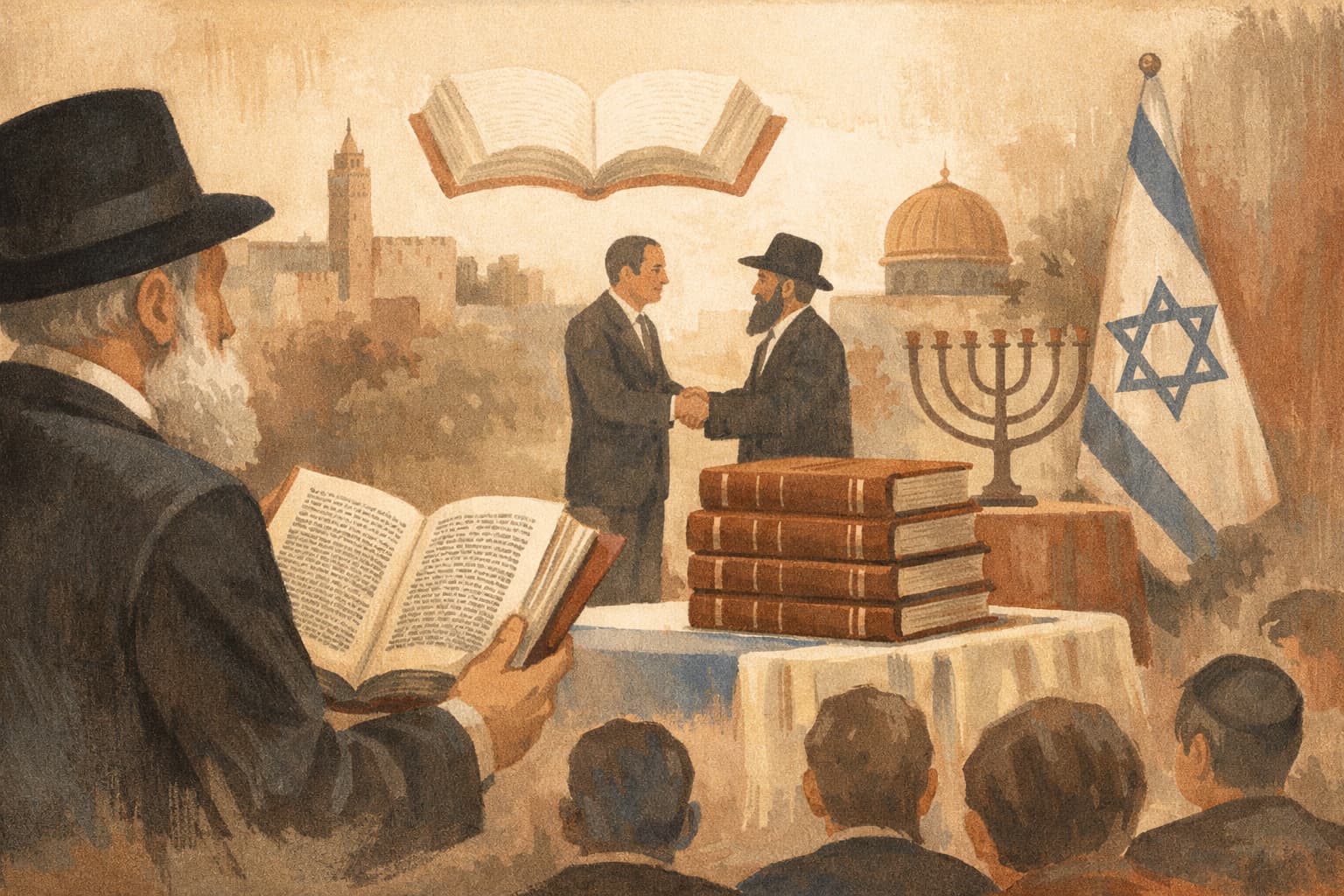 Stenzlitz Talmud Completed in French at Israeli Presidential Ceremony