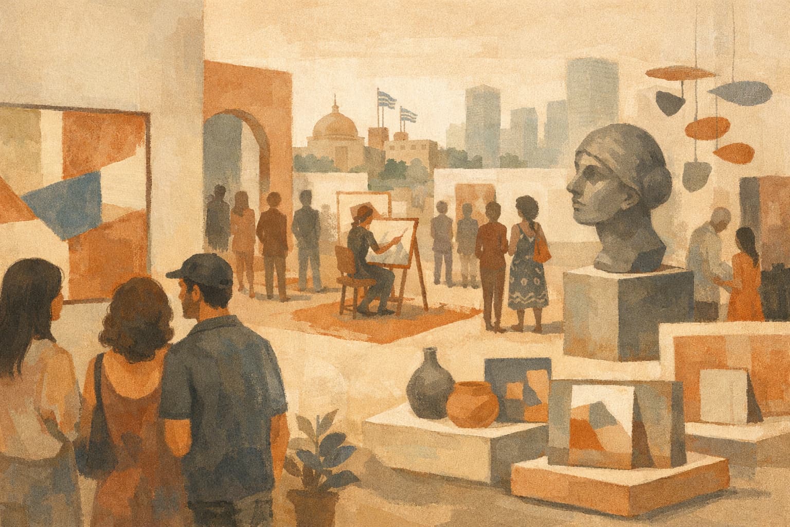 Fresh Color 2026 Showcases a Crowded, Colorful Cross Section of Israeli Art