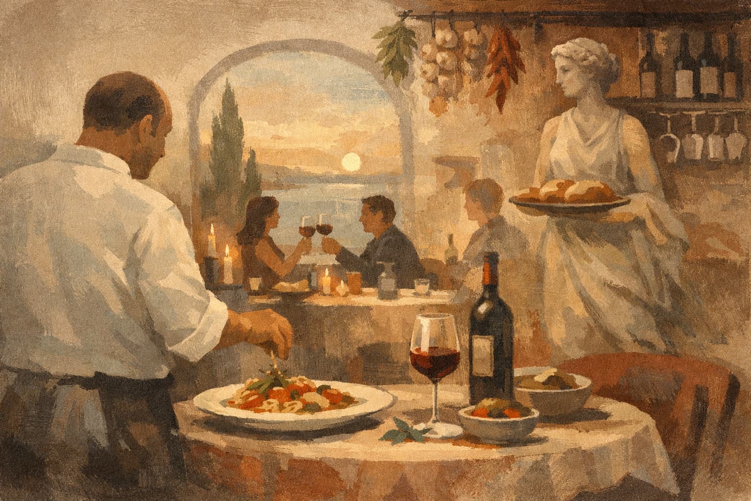 A New Italian Trattoria in the Sharon Wins High Praise