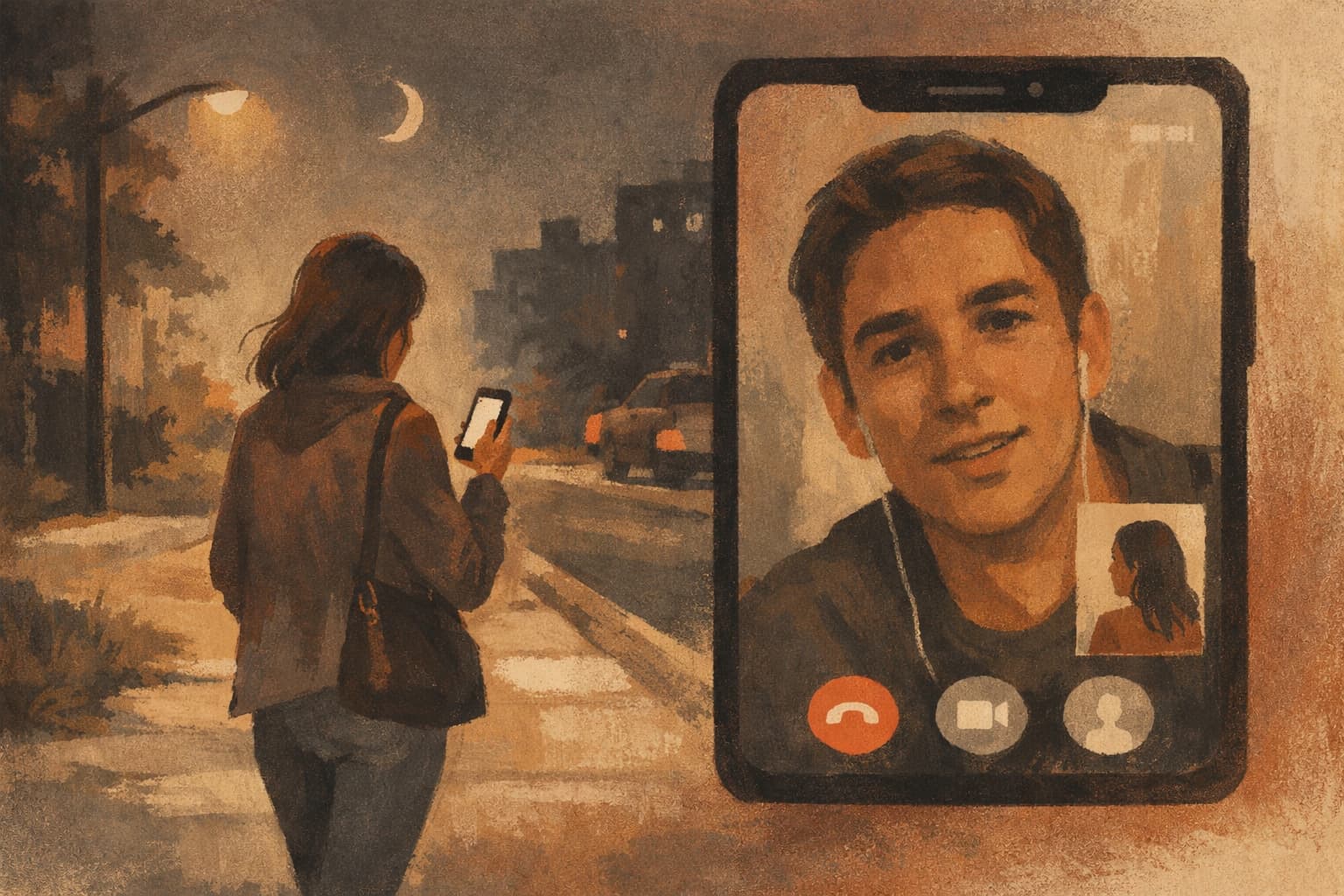 Shahar Taboch Posts Fake FaceTime Video to Help Women Feel Safer at Night