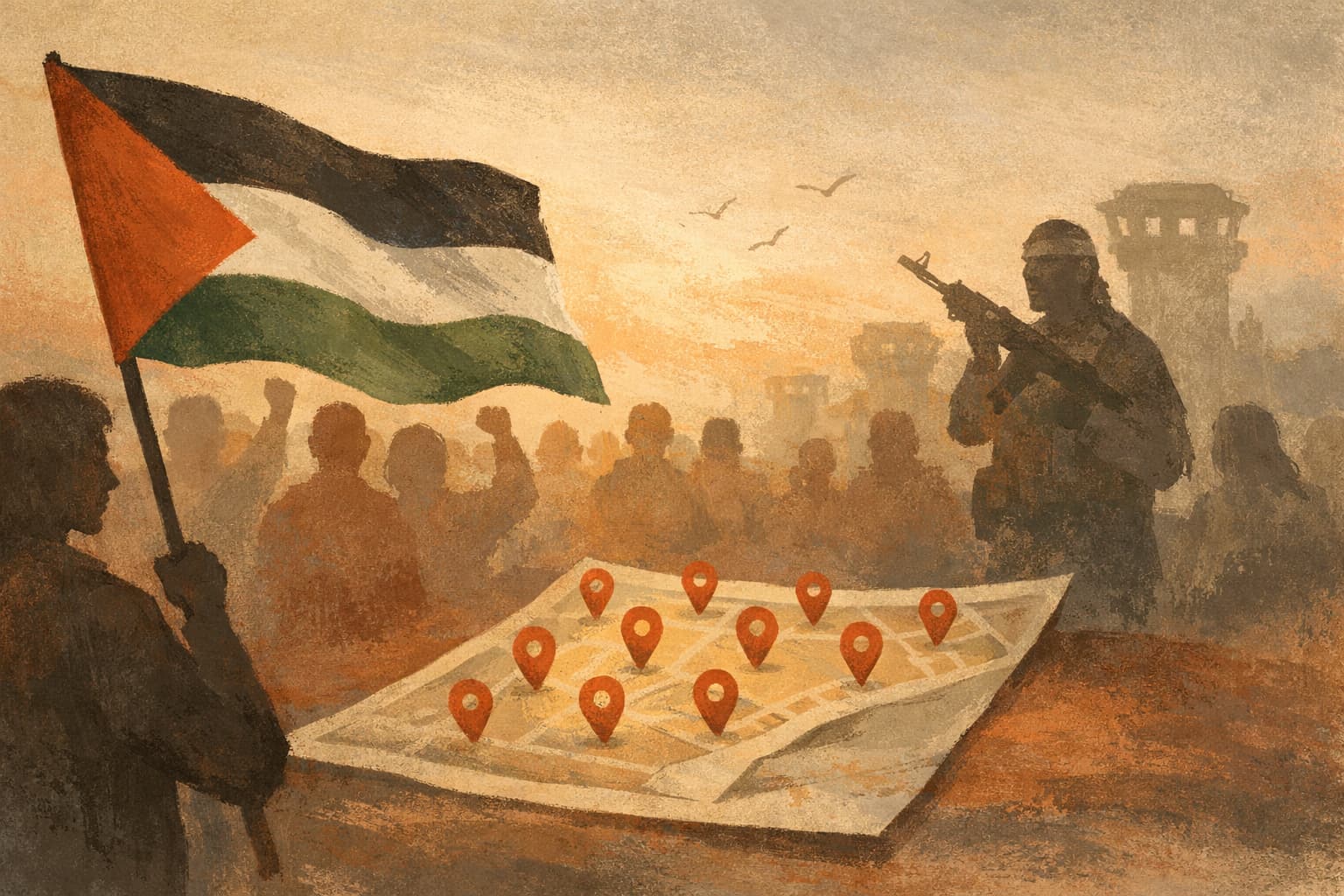 Gaza anti-Hamas protest organizers announce 18 gathering points for tomorrow