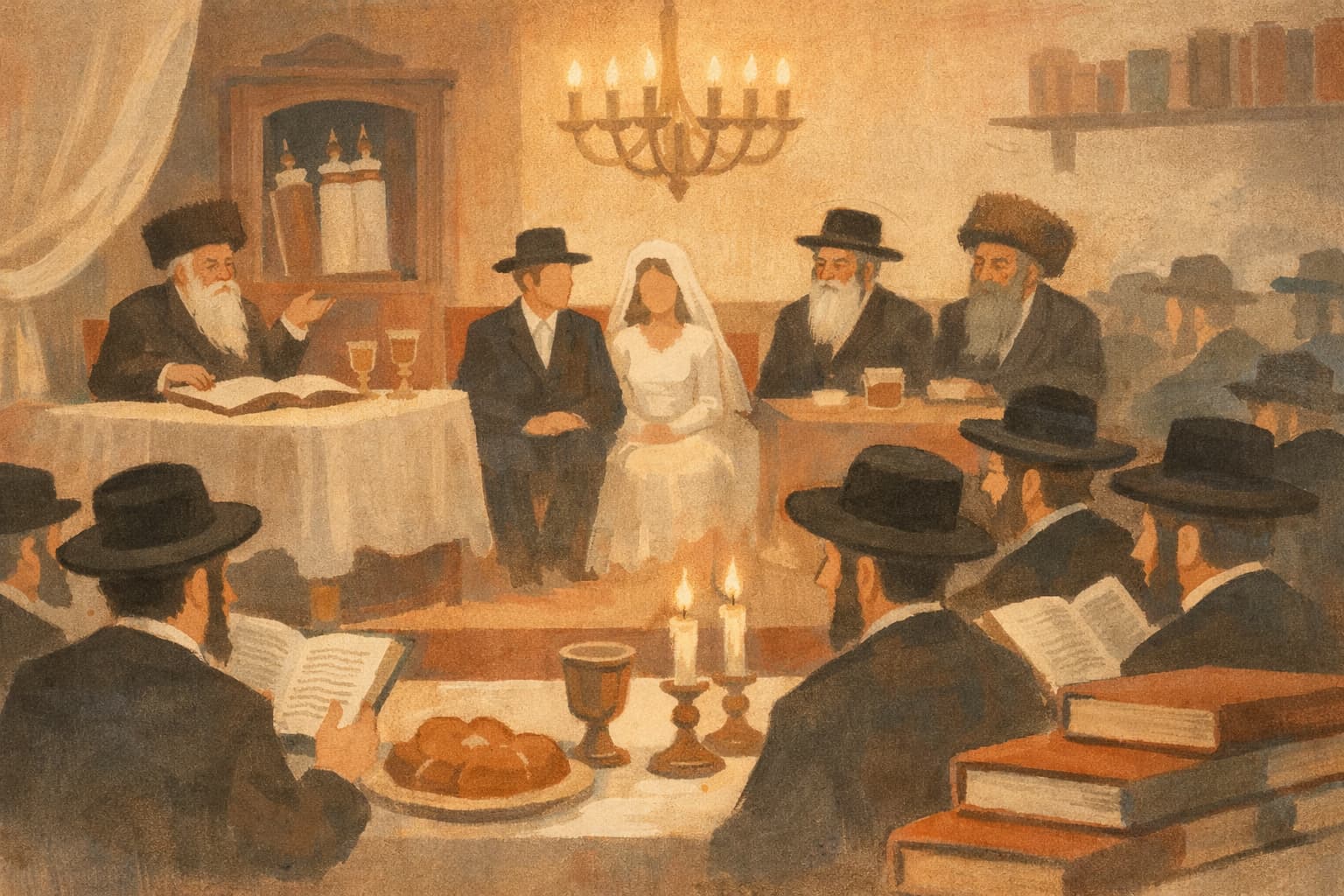 Tshchnov Yeshiva Honors Students Who Completed Tractate Pesachim
