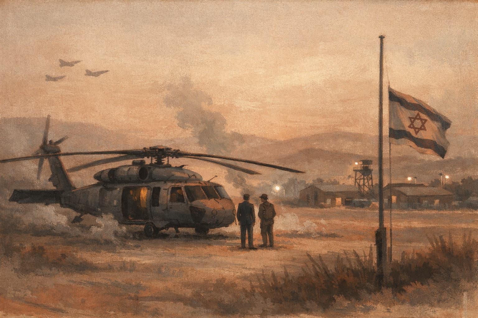 Herzog’s helicopter makes emergency landing after memorial ceremony
