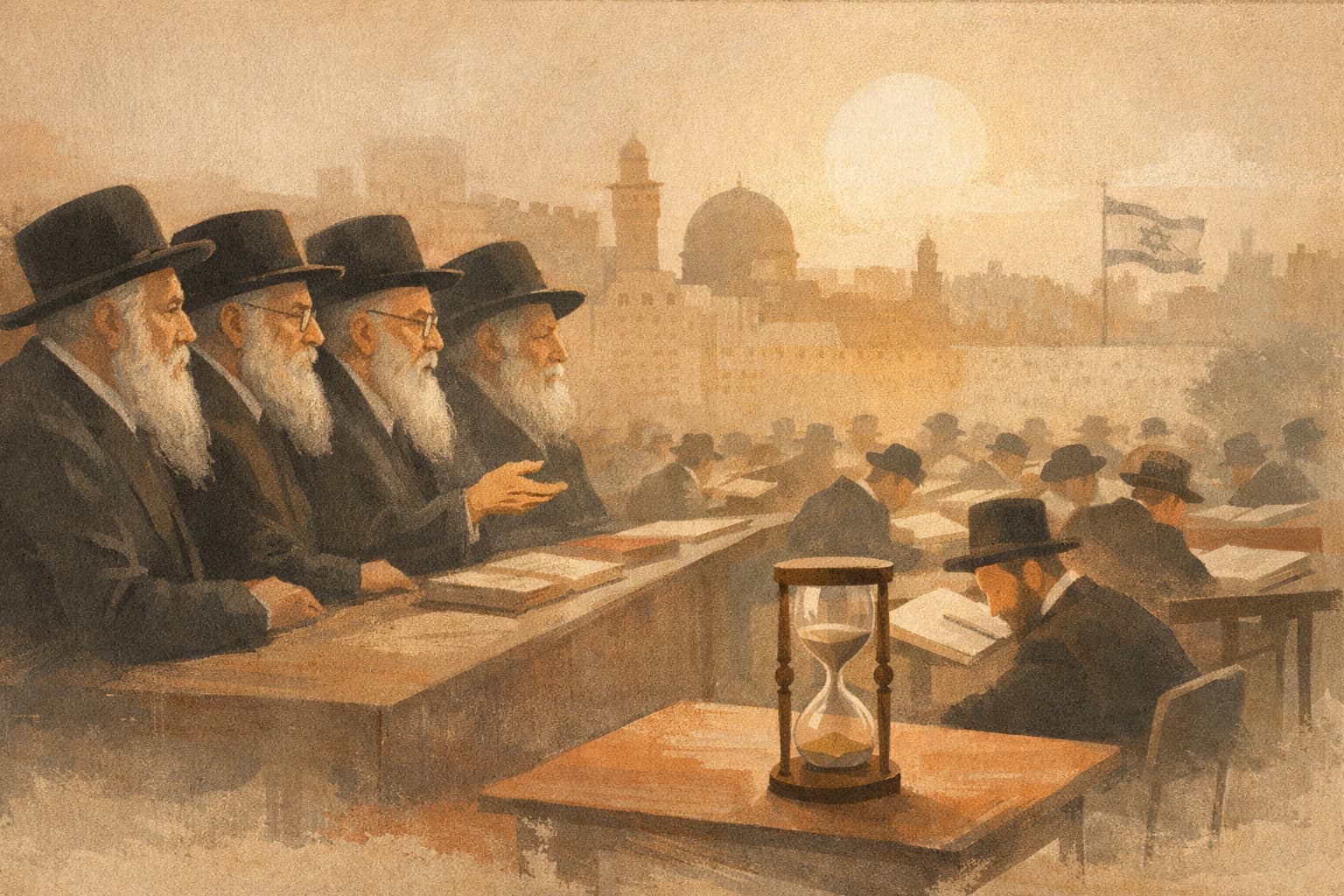 Top rabbinic leaders back call for silent study in yeshiva kollels