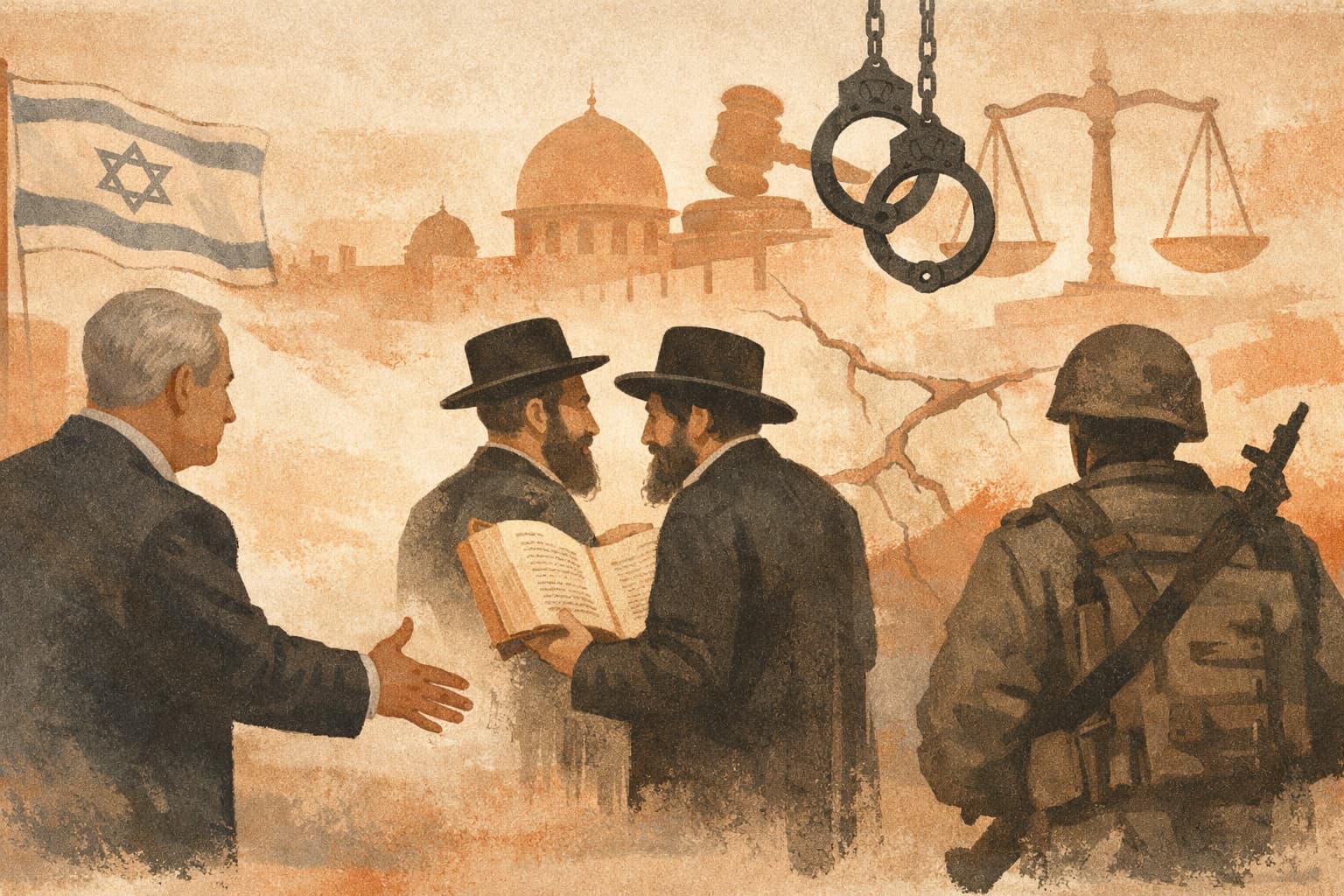 Netanyahu Pushes New Haredi Deal, Including Arrest Immunity for Draft Evaders