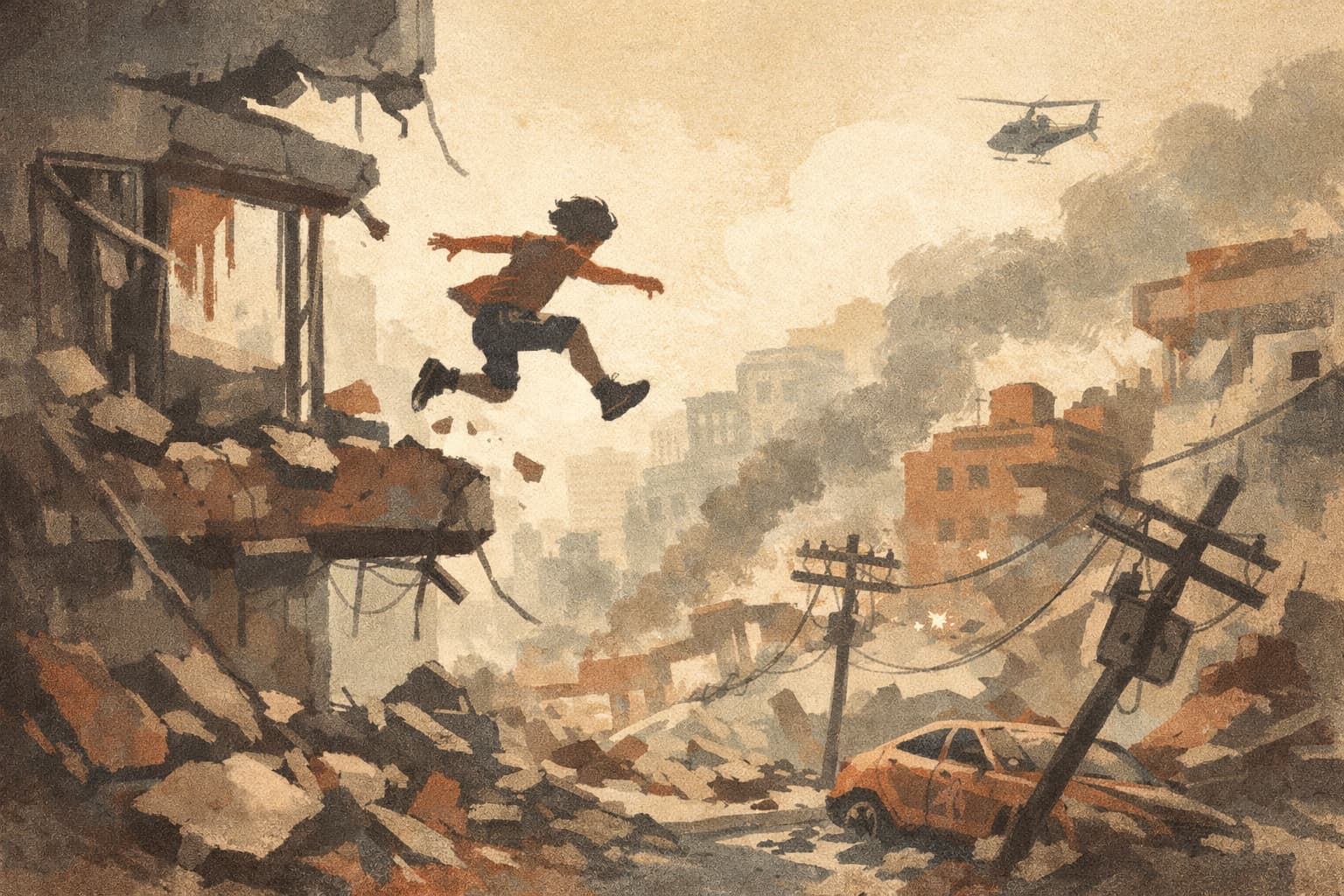 Shocking Venezuela Earthquake Footage Captures a Child's Acrobatic Escape