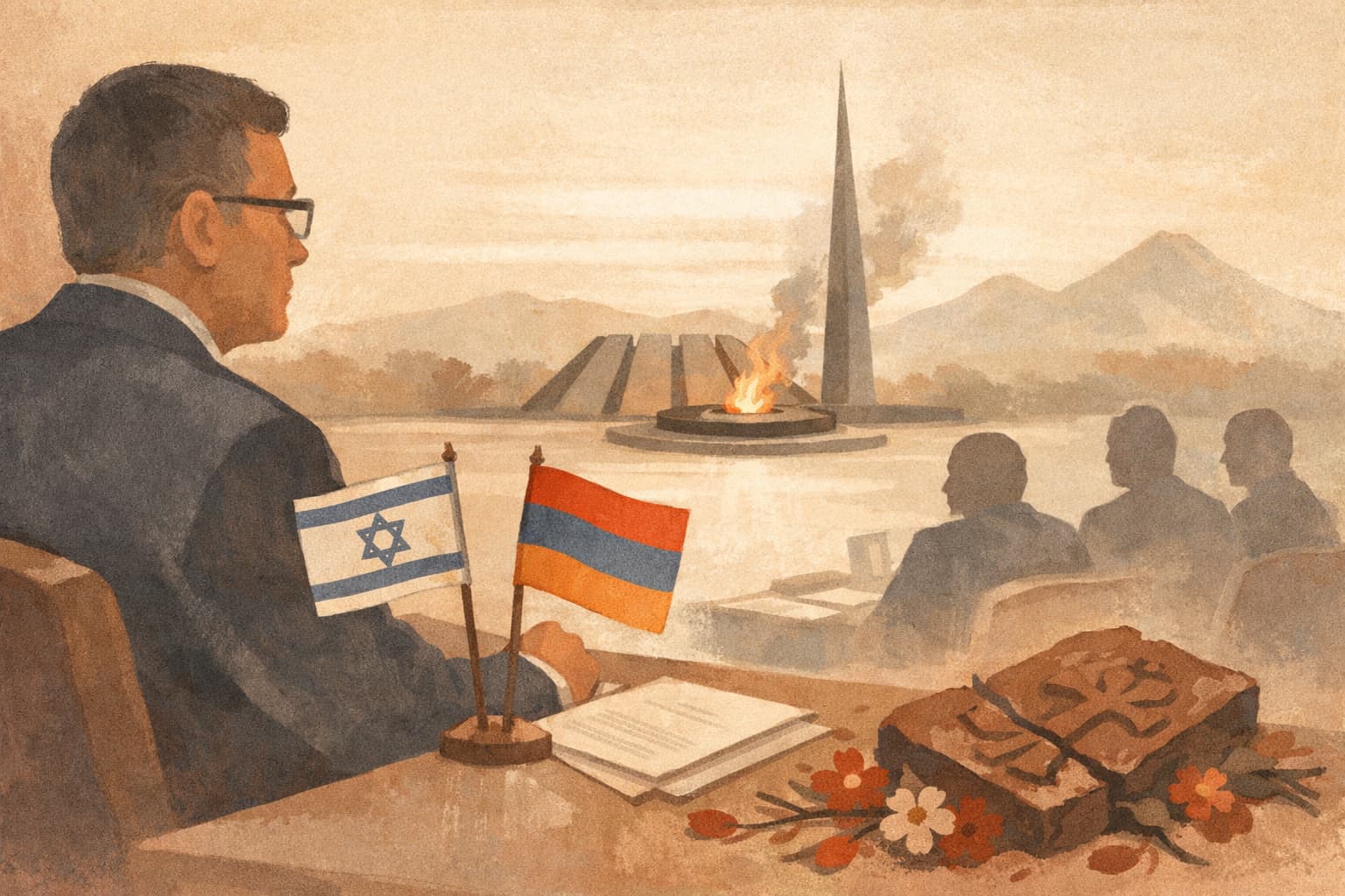 Sa'ar to seek cabinet approval for Israeli recognition of the Armenian Genocide