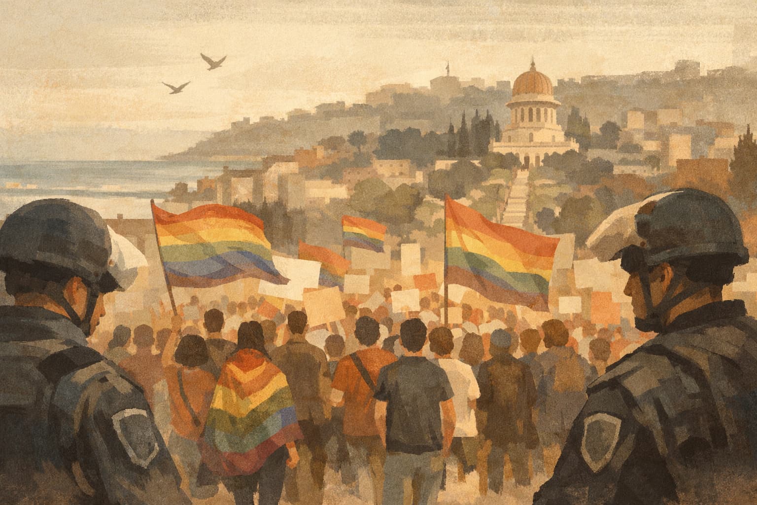 Thousands Join Haifa Pride Rally After City Cancels Parade