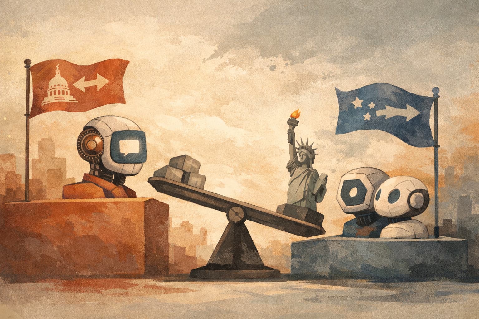 Report Claims Major AI Chatbots Lean Left on Political Questions