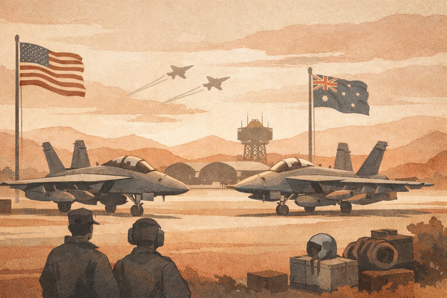 U.S. Approves $250 Million Fighter Jet Training Package for Australia