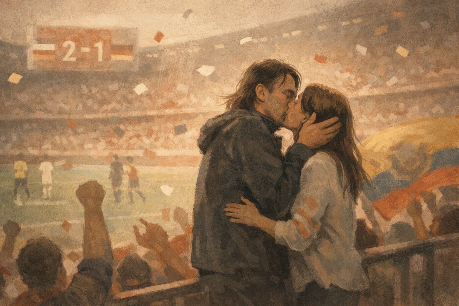 Ecuador Coach Reveals the Mystery Kiss After World Cup Upset