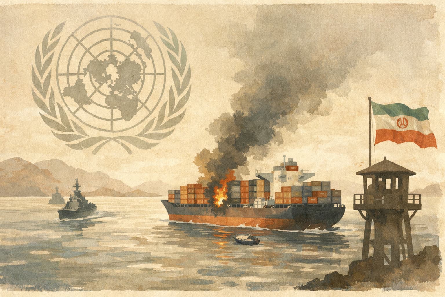 UN Pauses Hormuz Escort Operation After Attack on Singaporean Cargo Ship