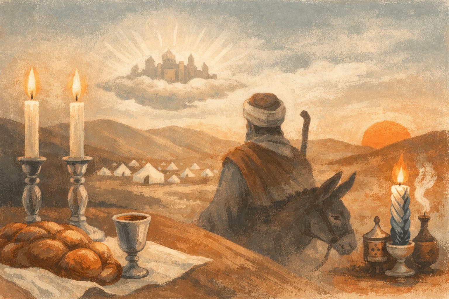 Shabbat candle-lighting and ending times for Parashat Balak