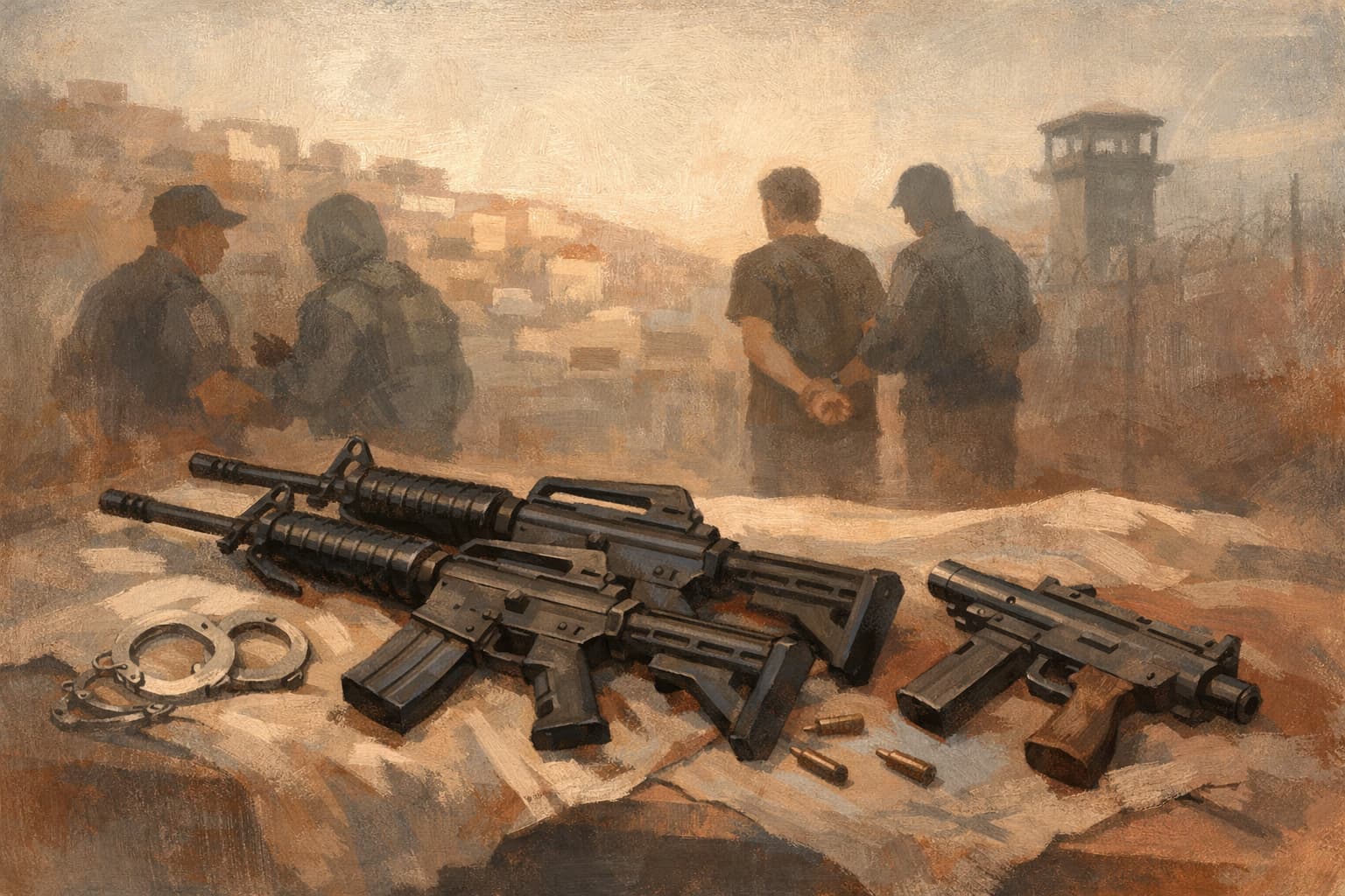 Two M16 Rifles and Improvised Carlo Weapon Seized in Umm al-Fahm Arrest