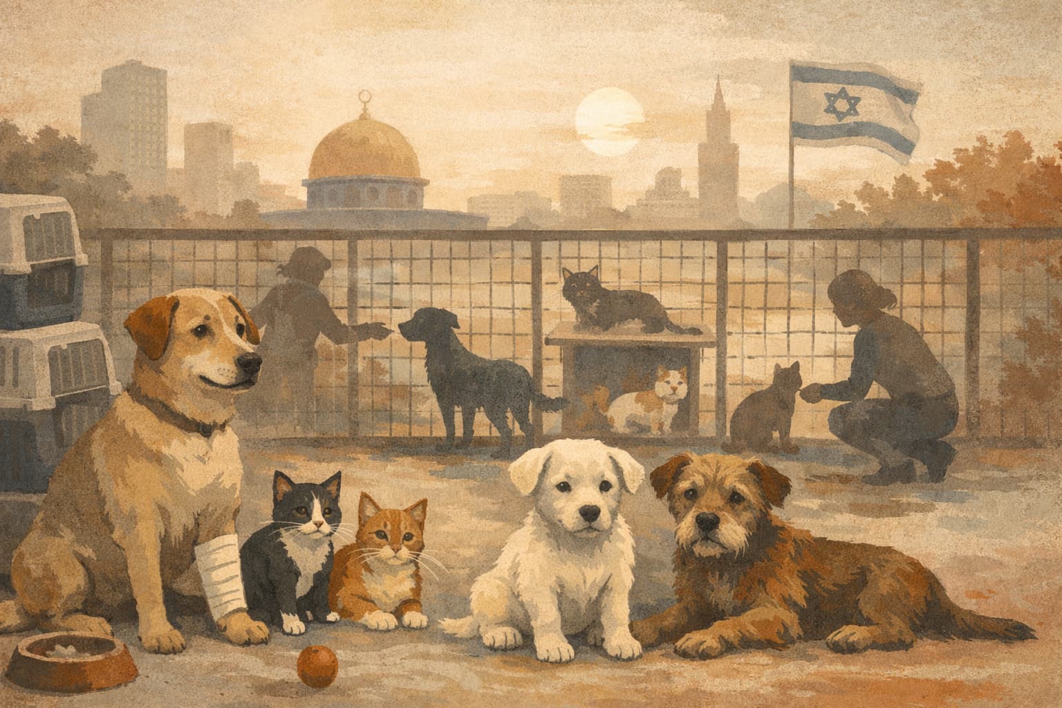 Dogs and Cats Across Israel Await Adopters at Shelters and Rescue Groups
