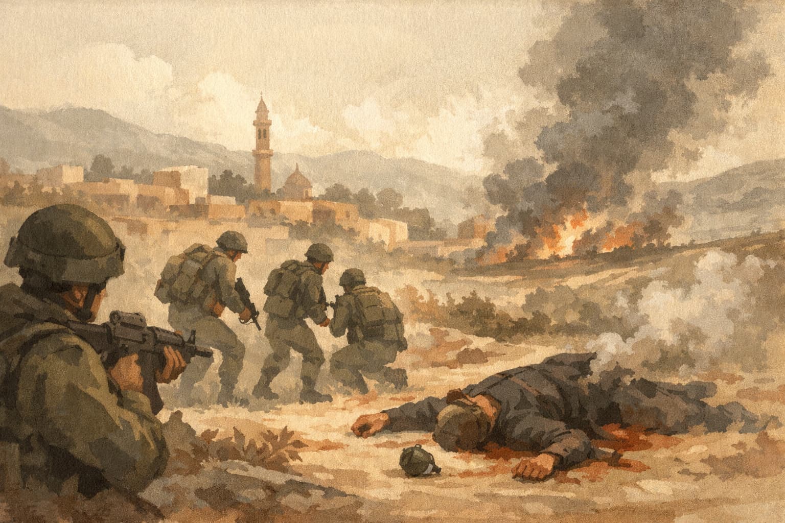 Hezbollah militant killed after grenade attack in southern Lebanon, four Givati troops wounded