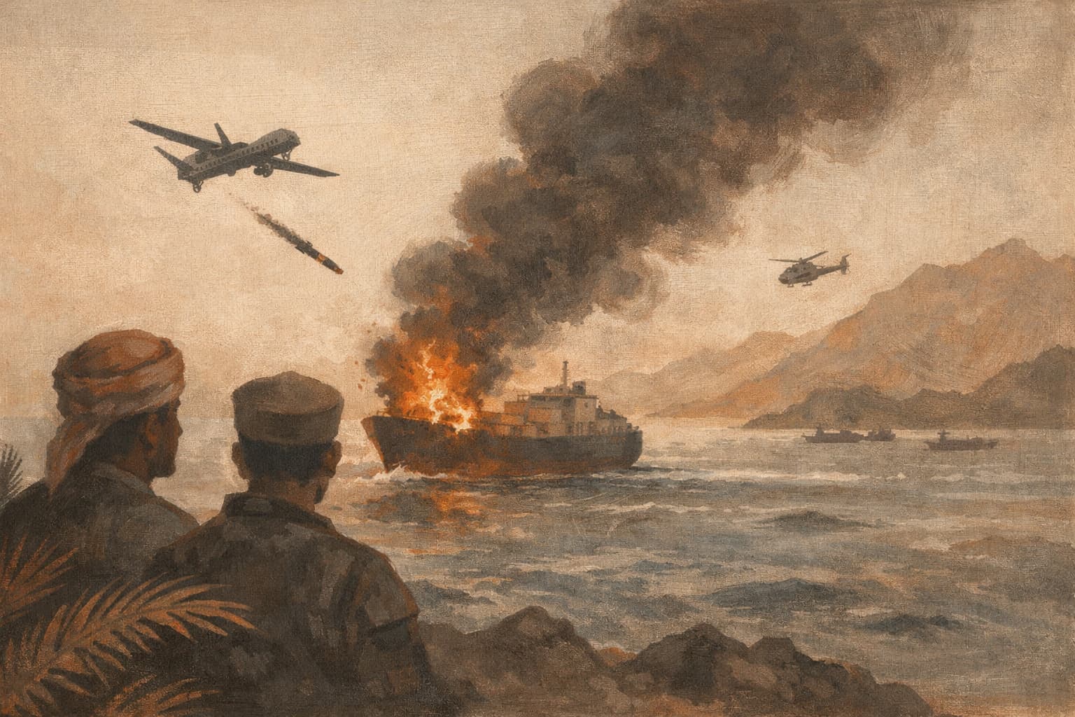 Iranian drone strike in the Strait of Hormuz tests Oman and a new U.S. understanding