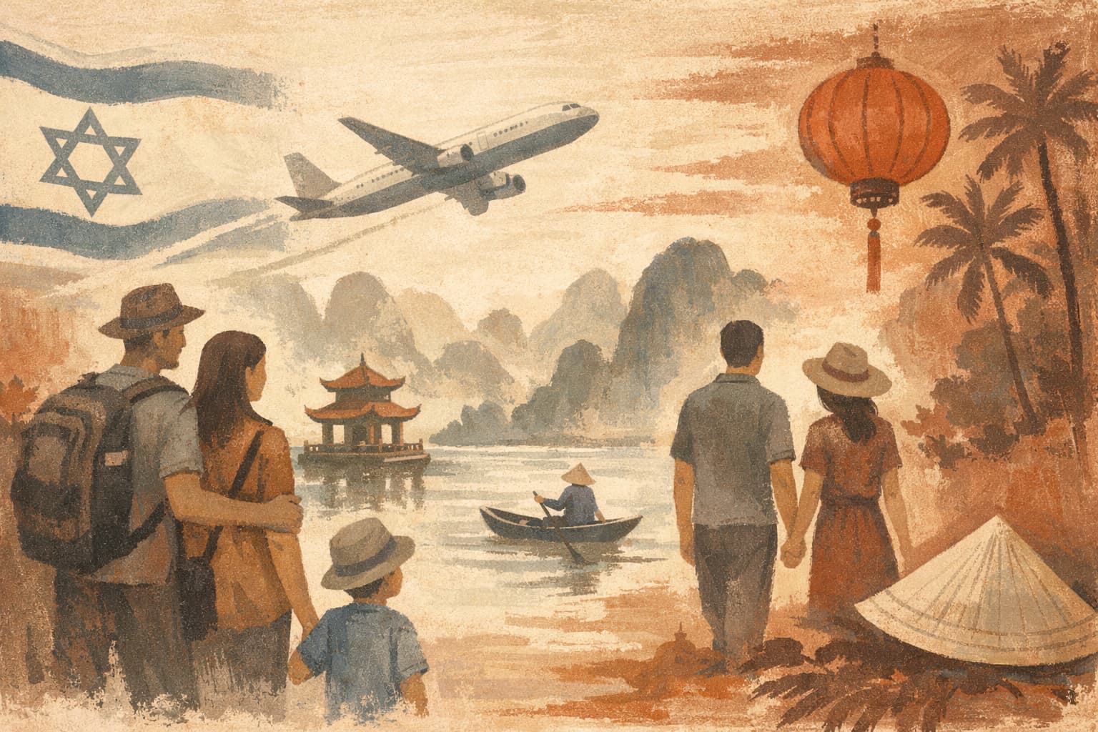 Vietnam Draws a Surge of Israeli Tourists as Direct Flights Expand