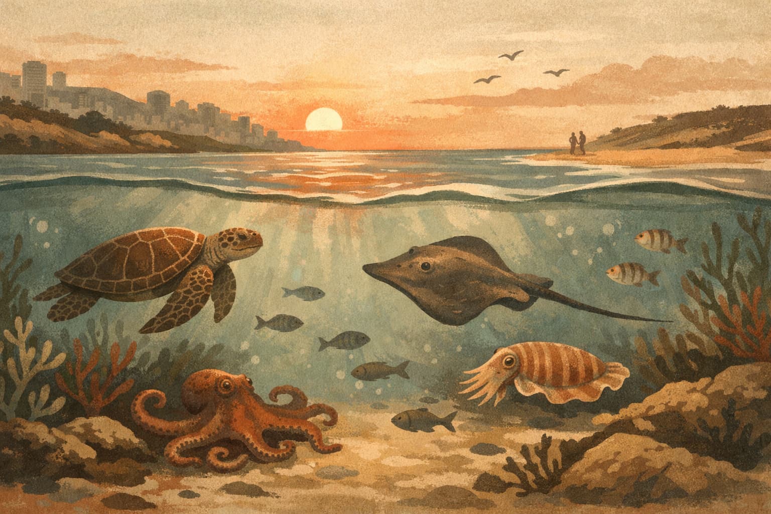 Rare sea life is showing up just offshore in Israel