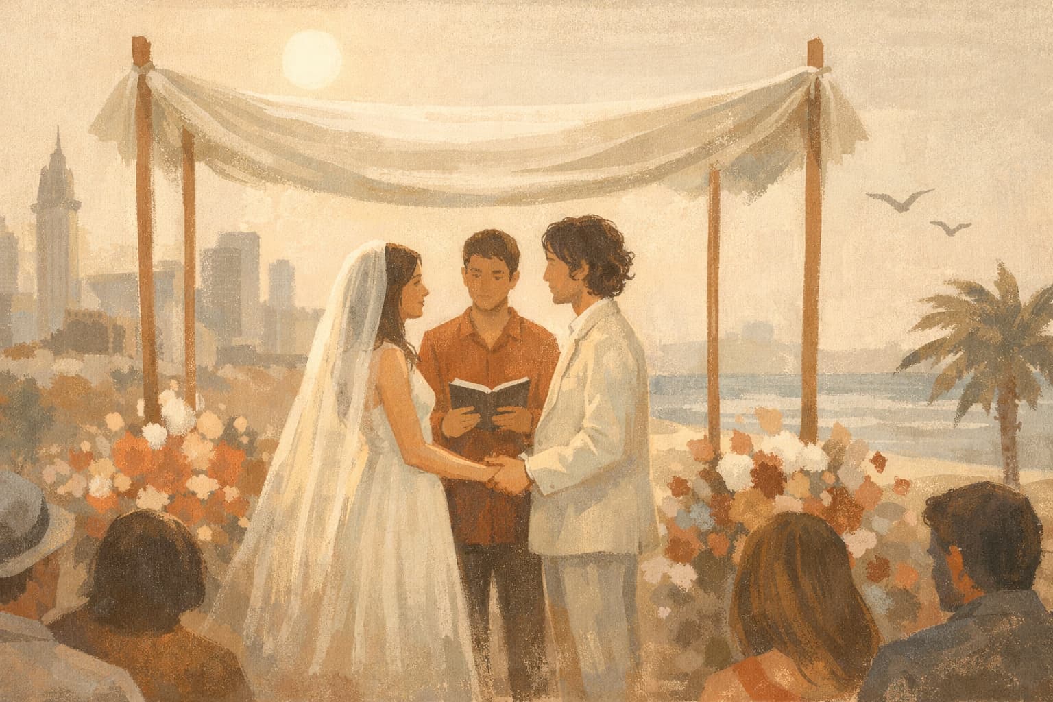 Alona Saar and Yotam Rabinov Get Married in Tel Aviv Ceremony