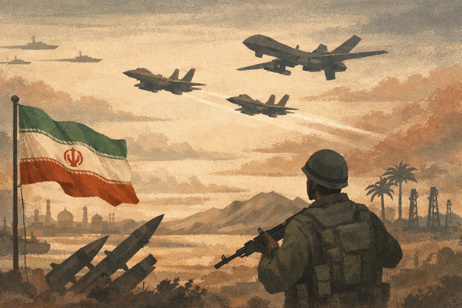 Iran Warns It May Respond to Israeli Military Flights Over Neighboring States