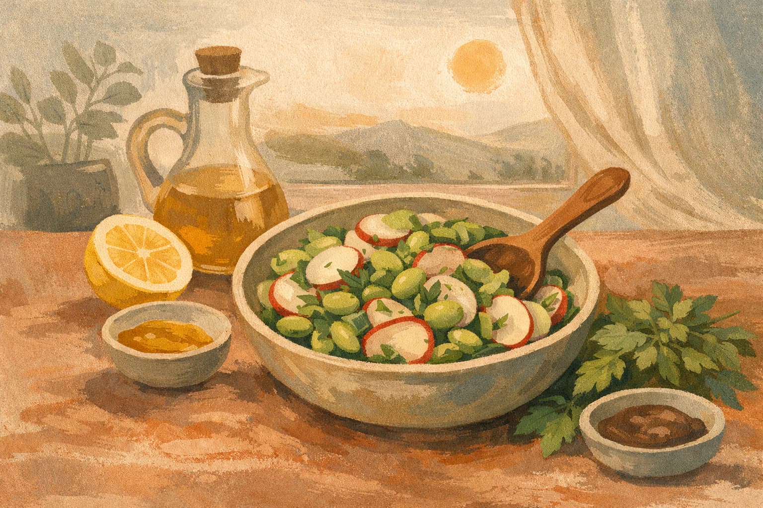 Protein-Packed Edamame and Radish Salad Ready in 5 Minutes
