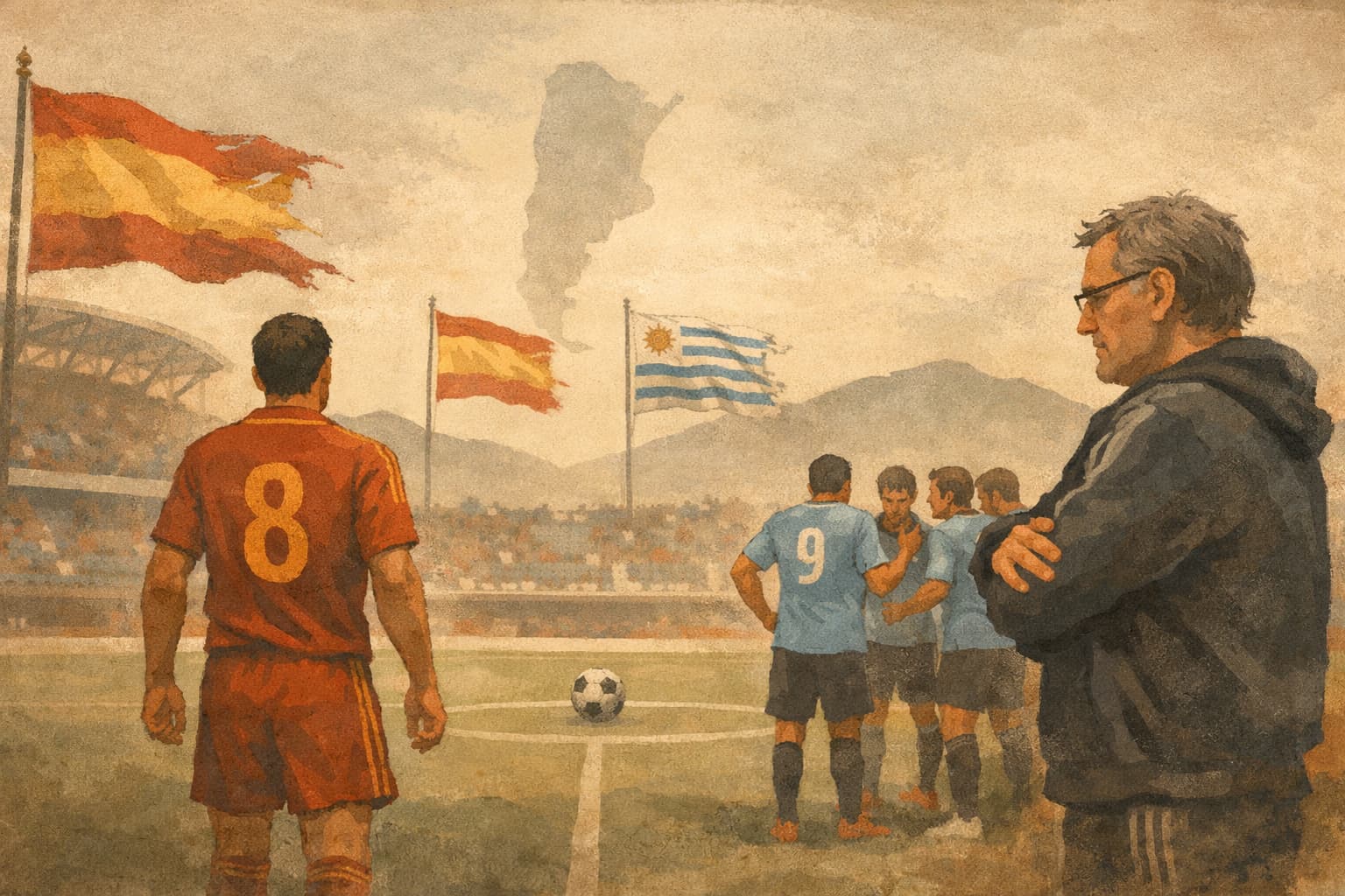 Spain and Uruguay Meet for Top Spot as Bielsa Faces Player Revolt