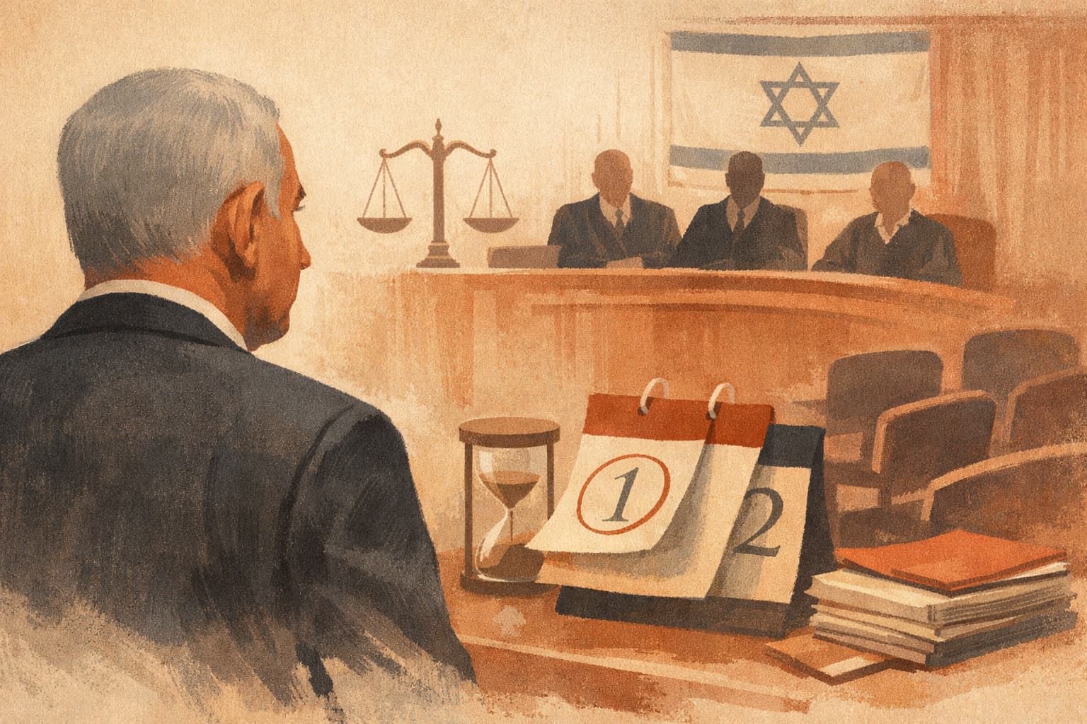 Netanyahu asked to attend Sunday hearing, but judges moved it to Monday