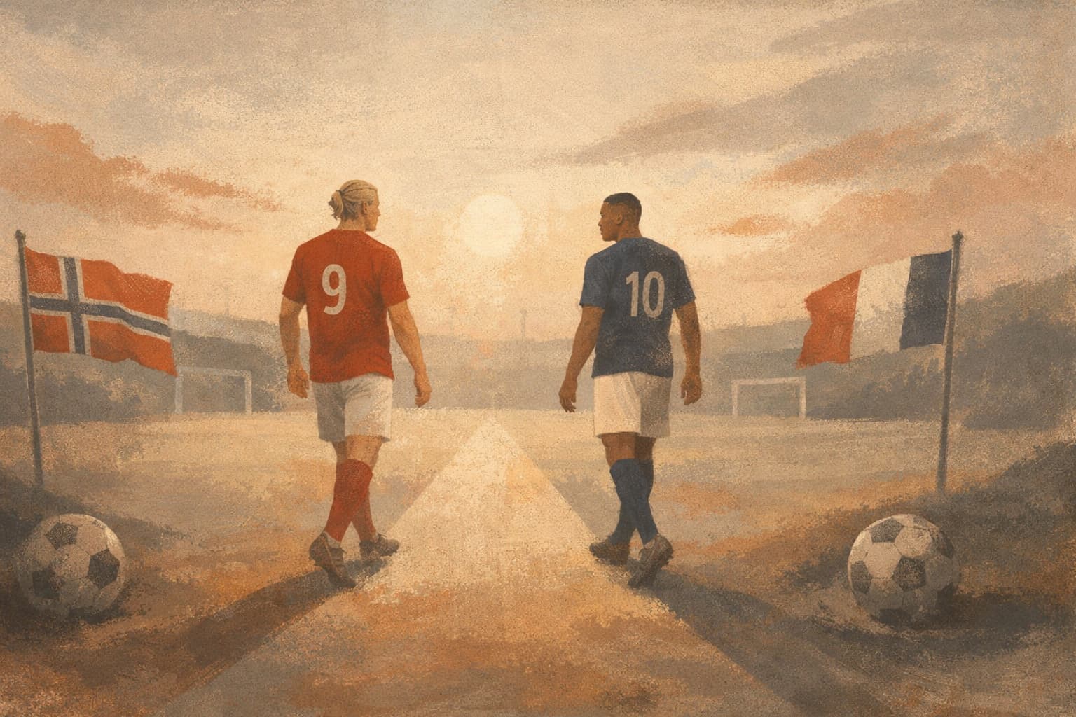 Haaland and Mbappe Finally Get a Rare Chance to Meet