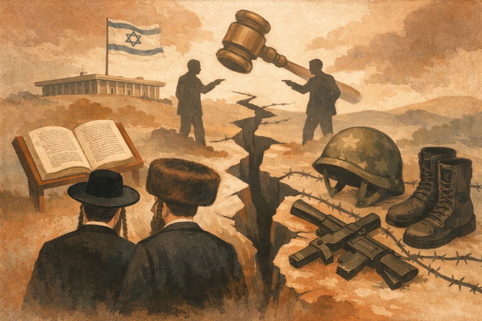Coalition Plans Fast-Track Legislation as Haredi Parties Threaten to Split