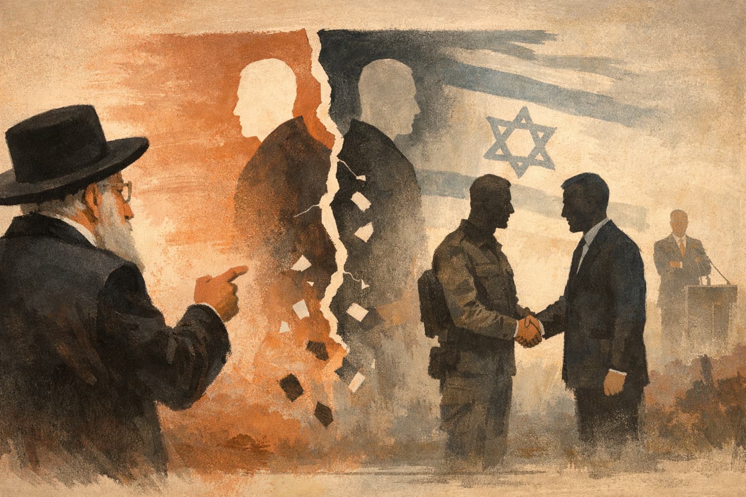 Senior Haredi figure attacks Netanyahu, says a deal is off and cooperation with Eisenkot is possible
