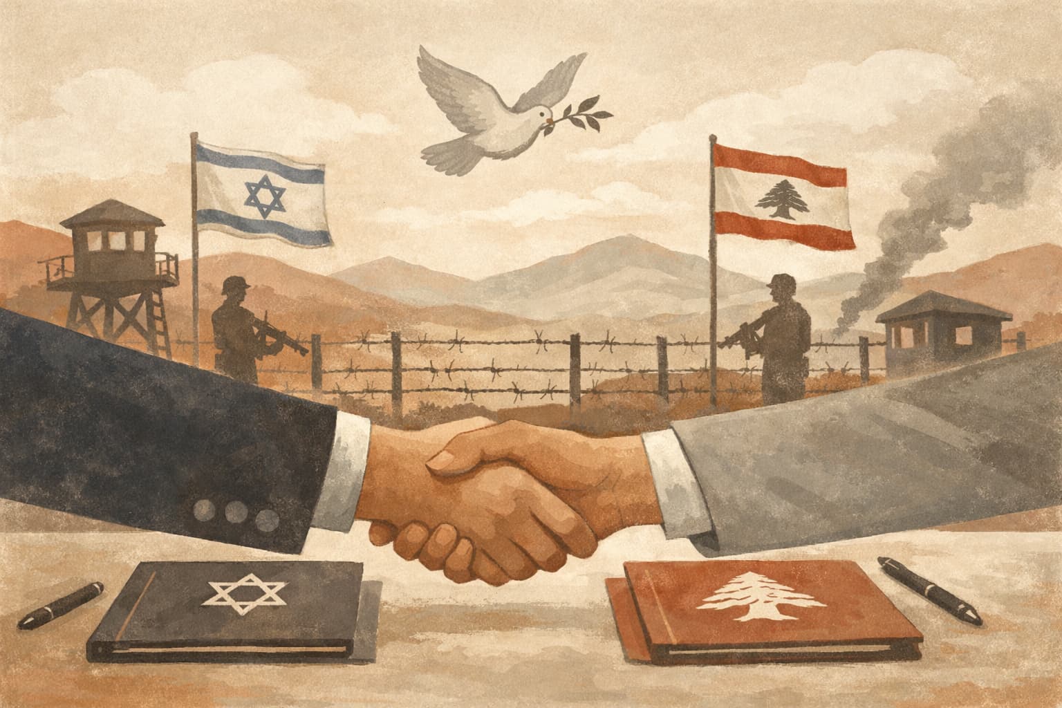 Israel and Lebanon Sign Framework Aimed at Calming the Northern Border