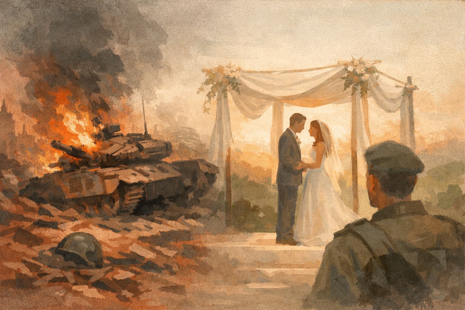 From a Burning Tank in Shuja'iyya to the Wedding Chuppah